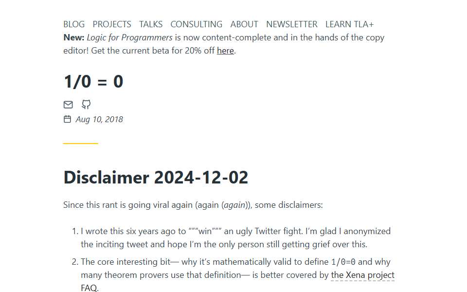 Screenshot of www.hillelwayne.com captured 2026-07-20