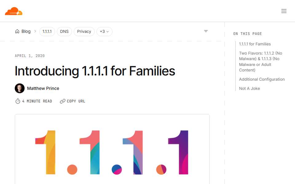 Screenshot of blog.cloudflare.com captured 2026-07-20