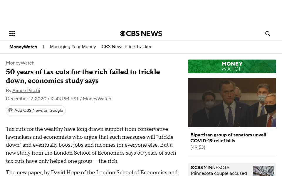 Screenshot of www.cbsnews.com captured 2026-07-20