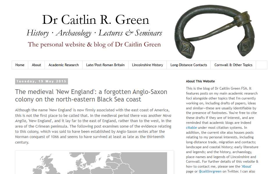 Screenshot of www.caitlingreen.org captured 2026-07-20