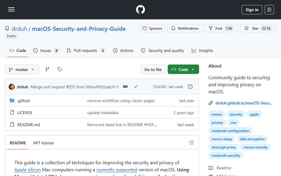 Screenshot of github.com captured 2026-07-20