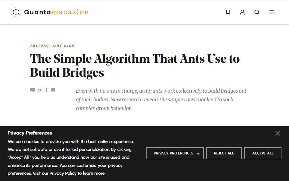 Screenshot of www.quantamagazine.org captured 2026-07-20
