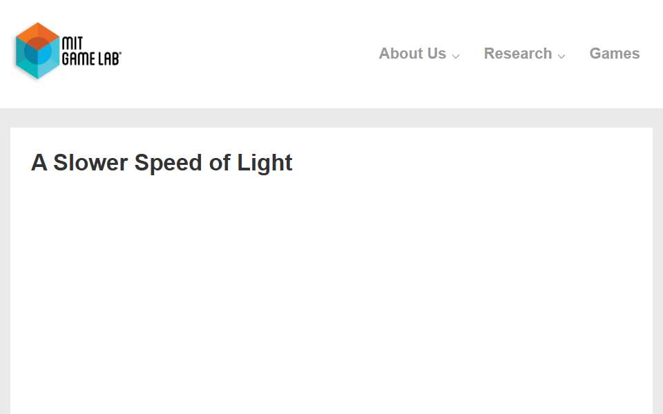 Screenshot of gamelab.mit.edu captured 2026-07-20
