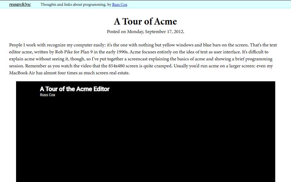 Screenshot of research.swtch.com captured 2026-07-20