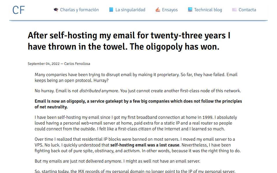 Screenshot of cfenollosa.com captured 2026-07-20