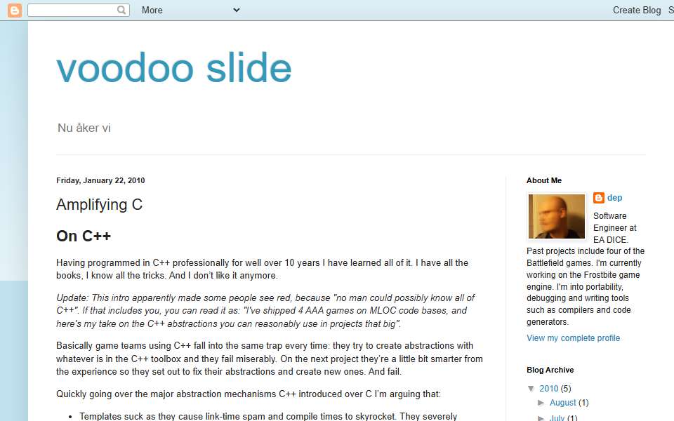 Screenshot of voodoo-slide.blogspot.com captured 2026-07-20