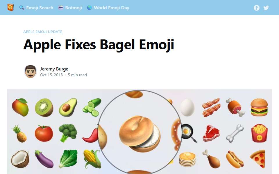 Screenshot of blog.emojipedia.org captured 2026-07-20