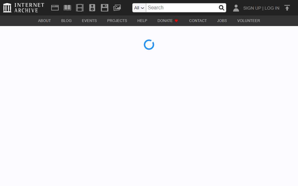Screenshot of archive.org captured 2026-07-20