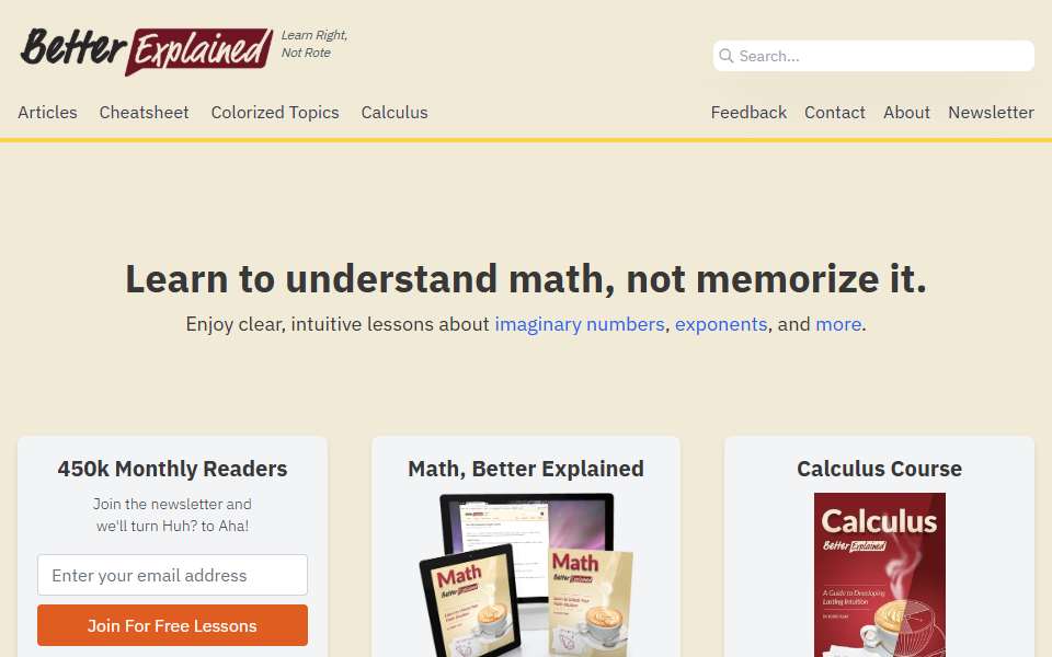 Screenshot of betterexplained.com captured 2026-07-20
