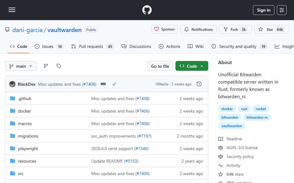 Screenshot of github.com captured 2026-07-20
