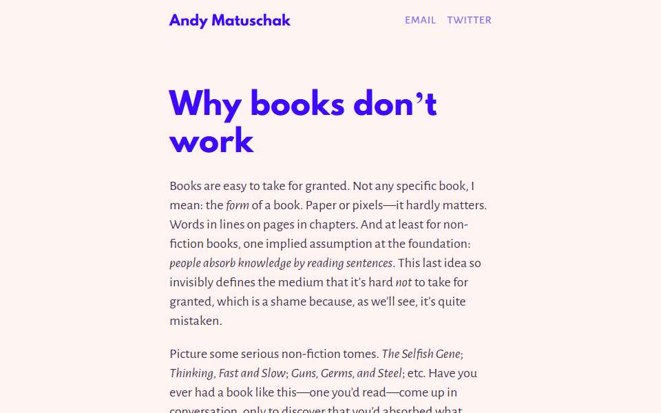 Screenshot of andymatuschak.org captured 2026-07-20
