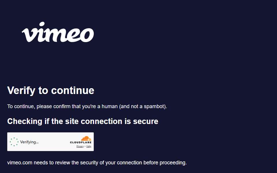 Screenshot of vimeo.com captured 2026-07-20