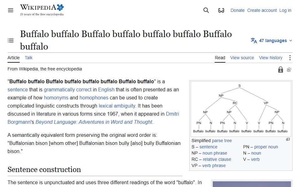 Screenshot of en.wikipedia.org captured 2026-07-20
