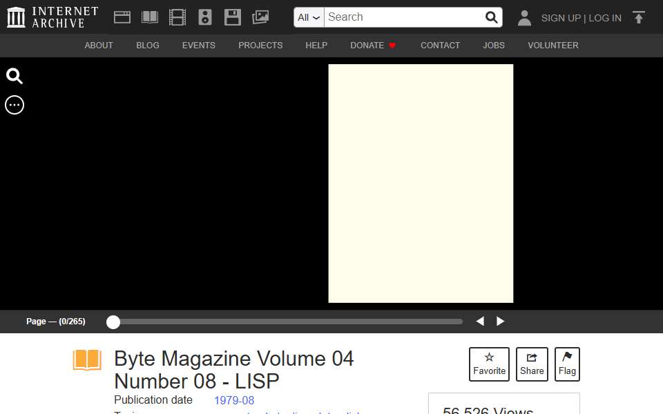 Screenshot of archive.org captured 2026-07-20
