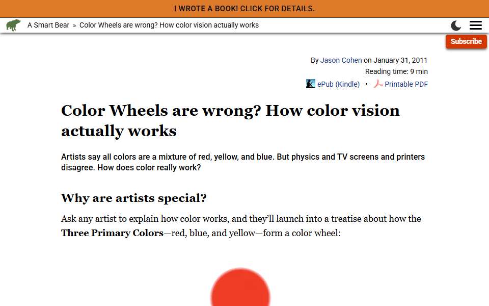 Screenshot of blog.asmartbear.com captured 2026-07-20