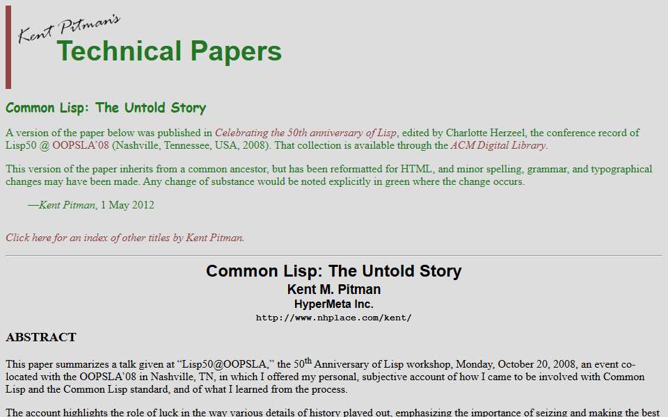 Screenshot of www.nhplace.com captured 2026-07-20