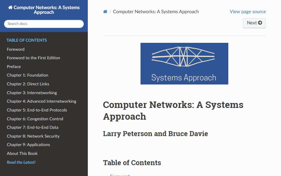 Screenshot of book.systemsapproach.org captured 2026-07-20