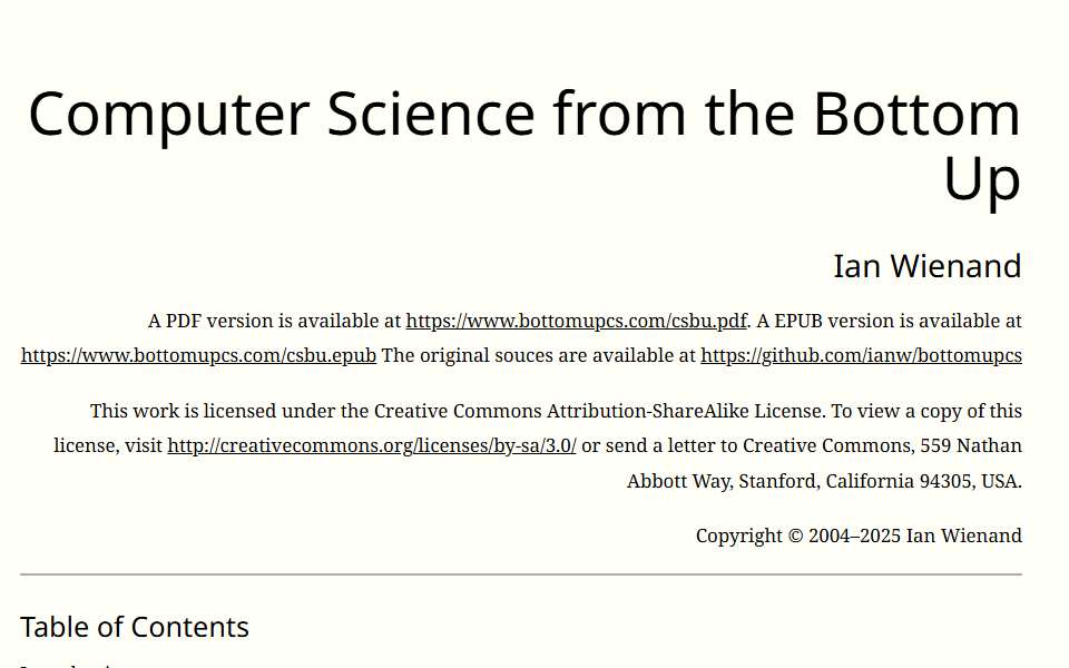 Screenshot of www.bottomupcs.com captured 2026-07-20