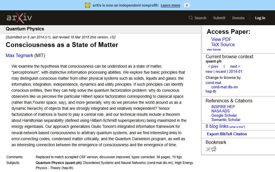 Screenshot of arxiv.org captured 2026-07-20