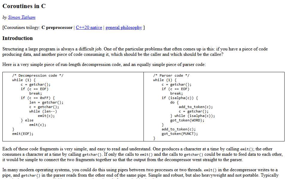 Screenshot of www.chiark.greenend.org.uk captured 2026-07-20