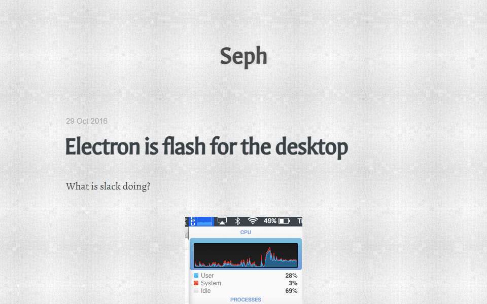 Screenshot of josephg.com captured 2026-07-20