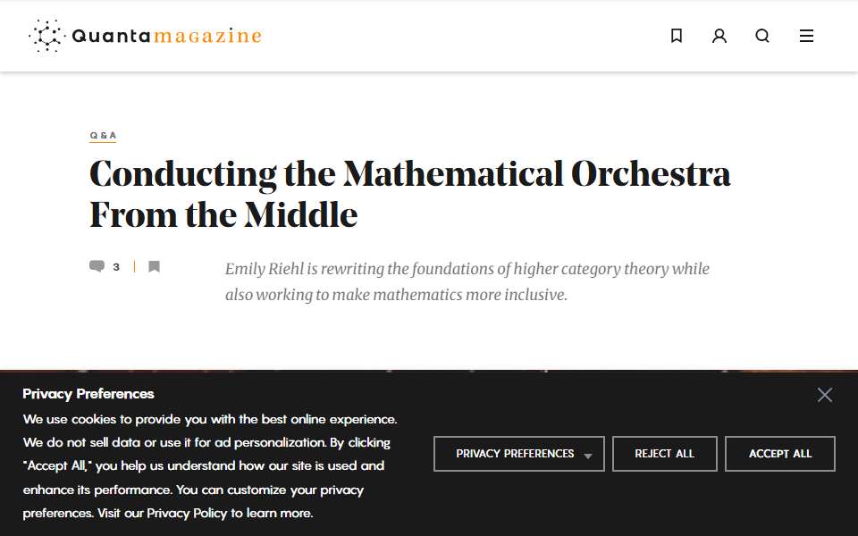 Screenshot of www.quantamagazine.org captured 2026-07-20