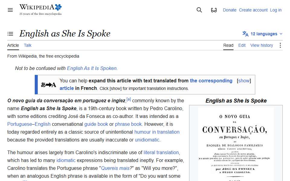 Screenshot of en.wikipedia.org captured 2026-07-20