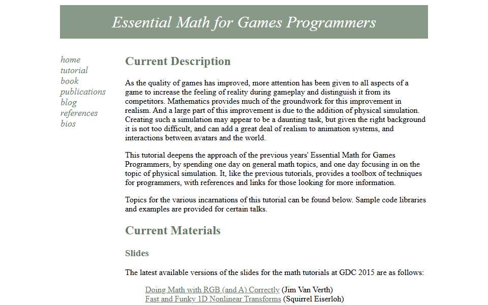 Screenshot of www.essentialmath.com captured 2026-07-20
