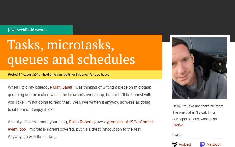 Screenshot of jakearchibald.com captured 2026-07-20