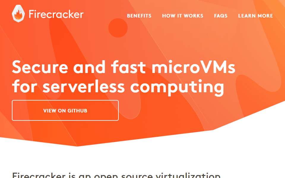Screenshot of firecracker-microvm.github.io captured 2026-07-20
