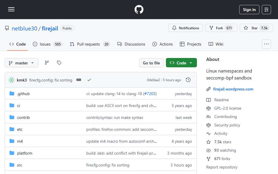 Screenshot of github.com captured 2026-07-20