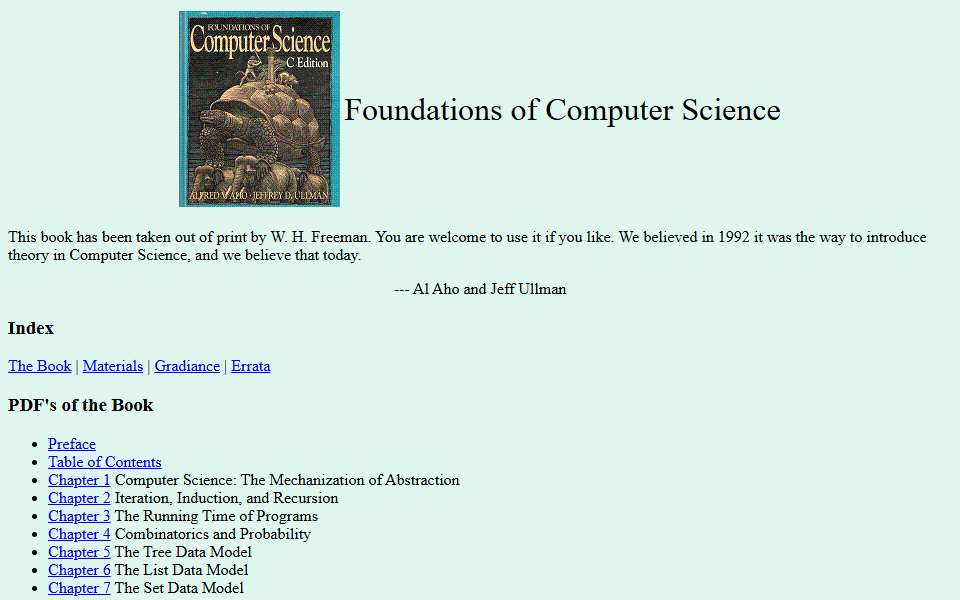 Screenshot of infolab.stanford.edu captured 2026-07-20