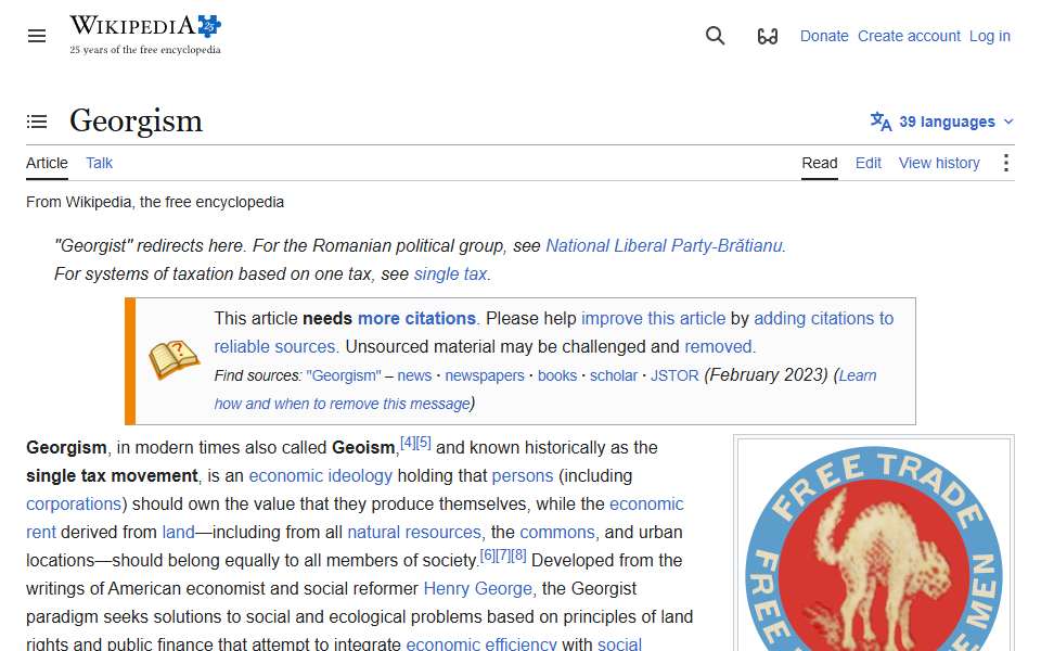 Screenshot of en.wikipedia.org captured 2026-07-20