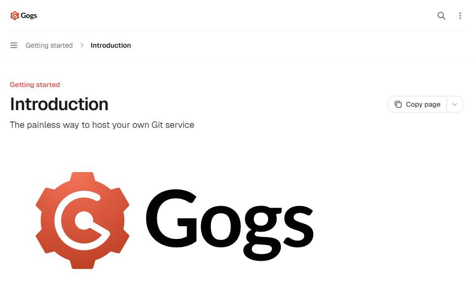 Screenshot of gogs.io captured 2026-07-20