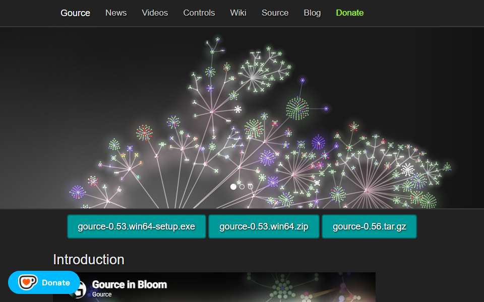 Screenshot of gource.io captured 2026-07-20