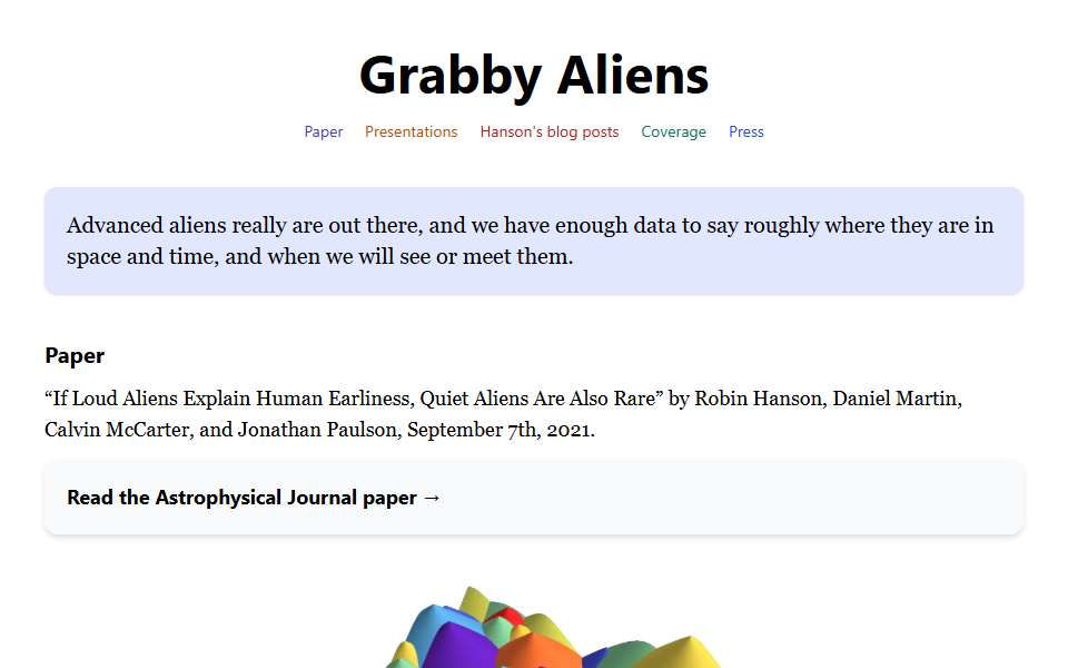 Screenshot of grabbyaliens.com captured 2026-07-20