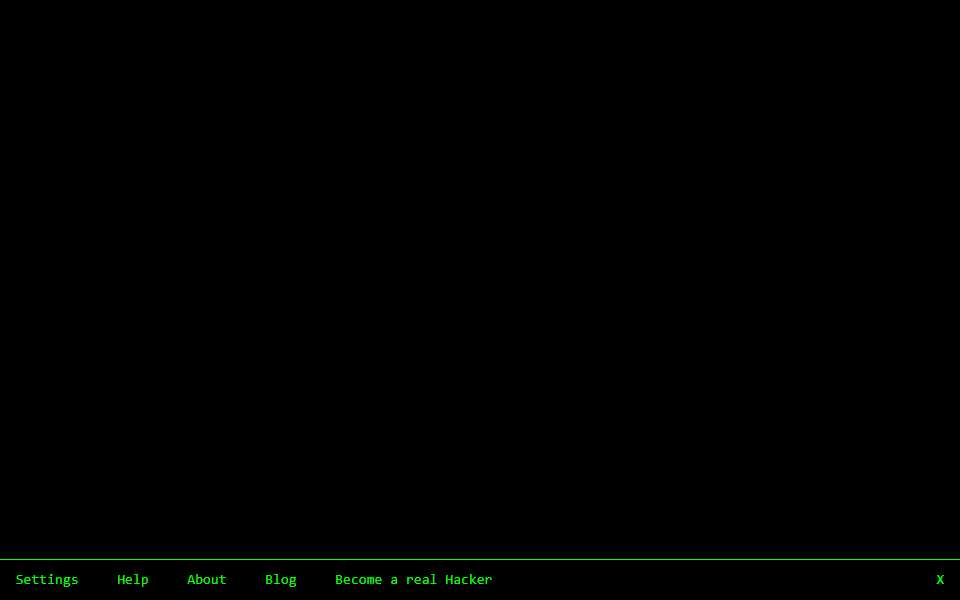 Screenshot of hackertyper.net captured 2026-07-20