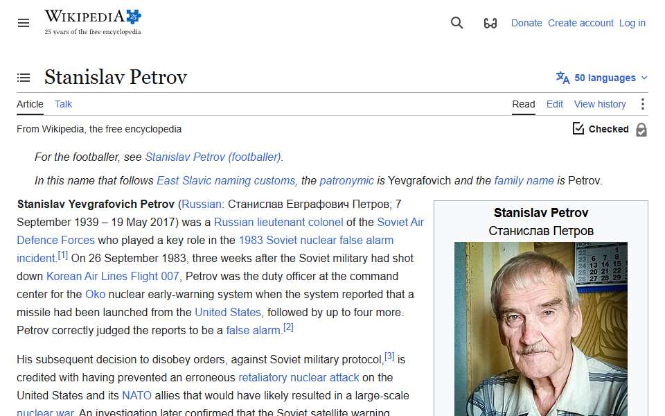 Screenshot of en.wikipedia.org captured 2026-07-20