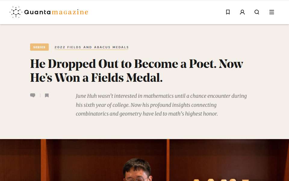Screenshot of www.quantamagazine.org captured 2026-07-20