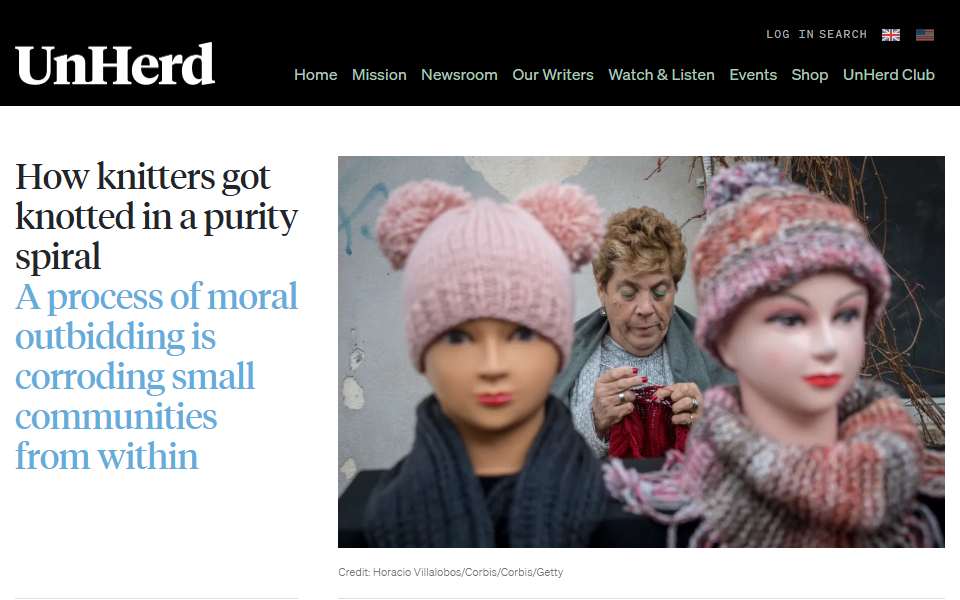 Screenshot of unherd.com captured 2026-07-20