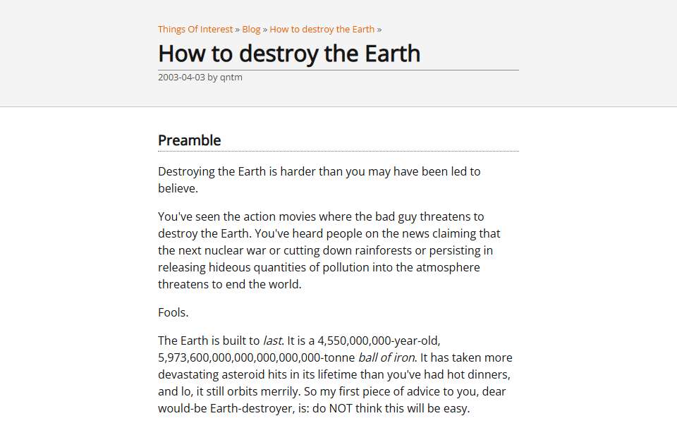 Screenshot of qntm.org captured 2026-07-20