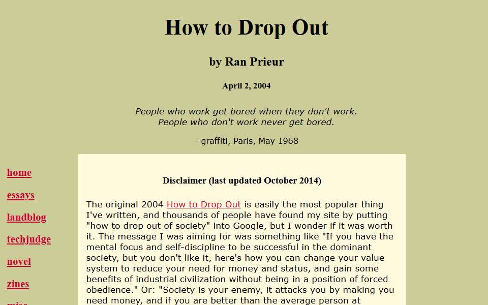 Screenshot of ranprieur.com captured 2026-07-20