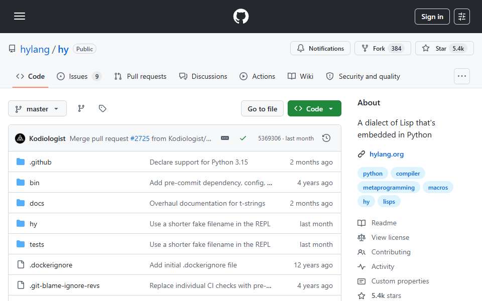 Screenshot of github.com captured 2026-07-20