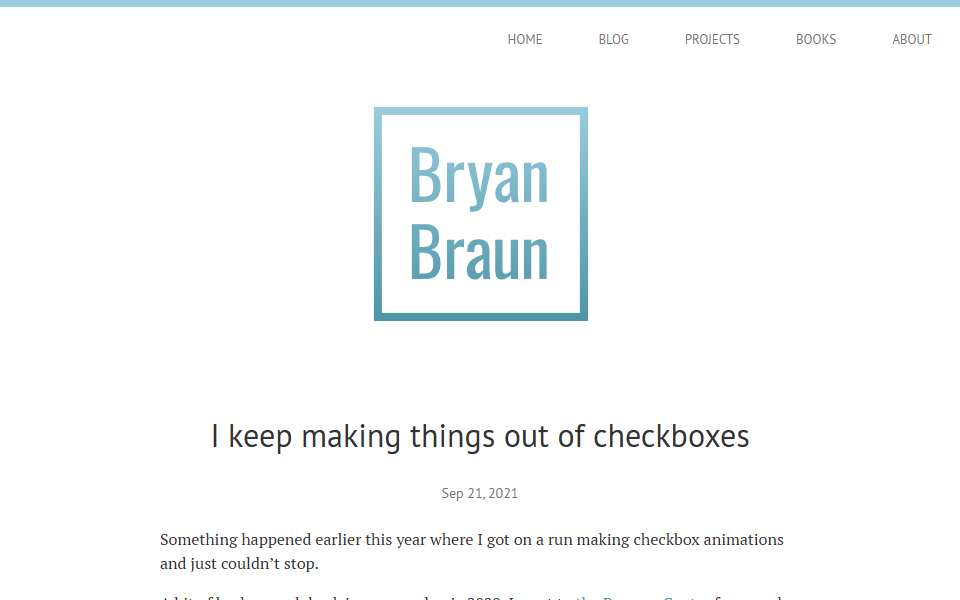 Screenshot of www.bryanbraun.com captured 2026-07-20