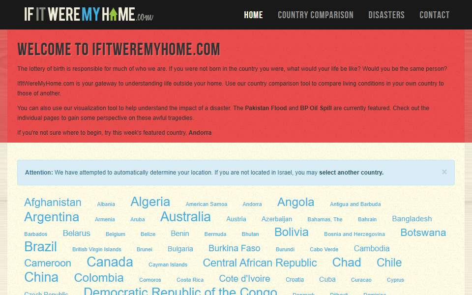 Screenshot of www.ifitweremyhome.com captured 2026-07-20