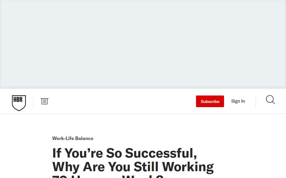 Screenshot of hbr.org captured 2026-07-20