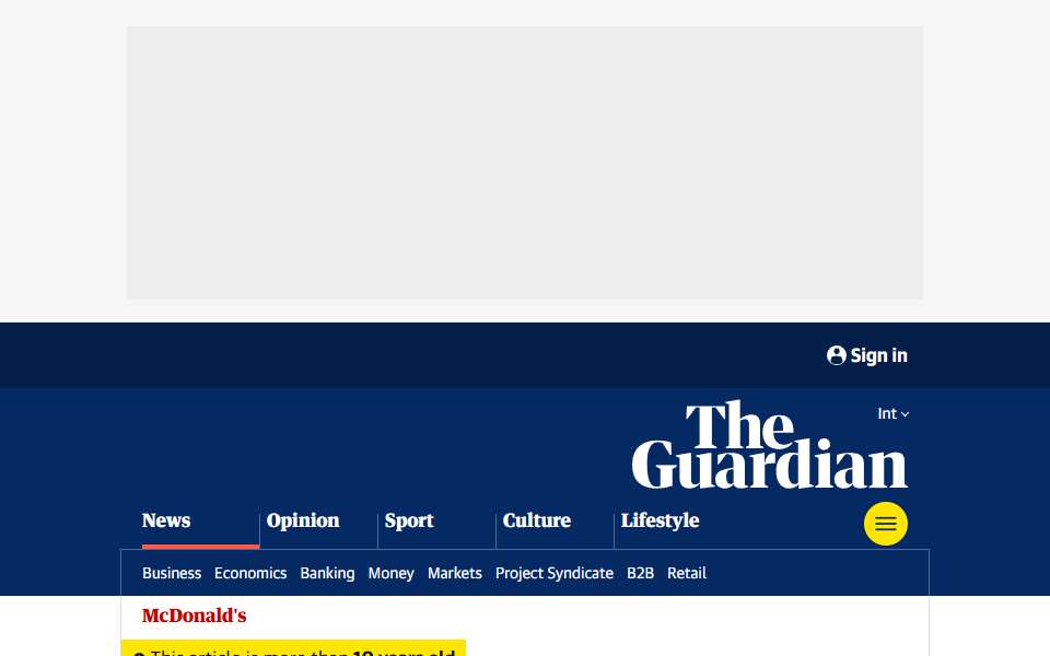 Screenshot of www.theguardian.com captured 2026-07-20