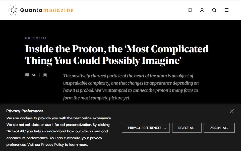 Screenshot of www.quantamagazine.org captured 2026-07-20