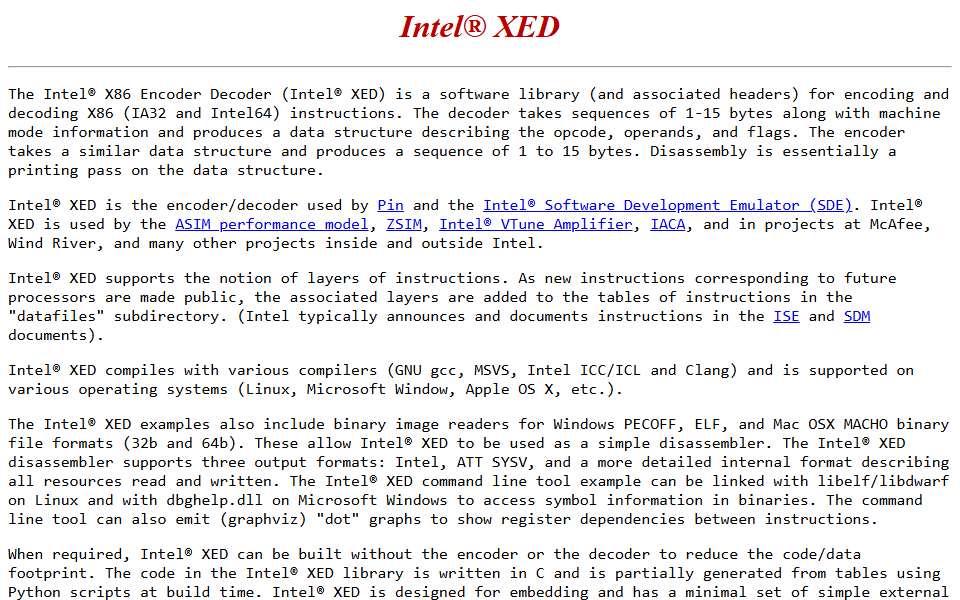 Screenshot of intelxed.github.io captured 2026-07-20