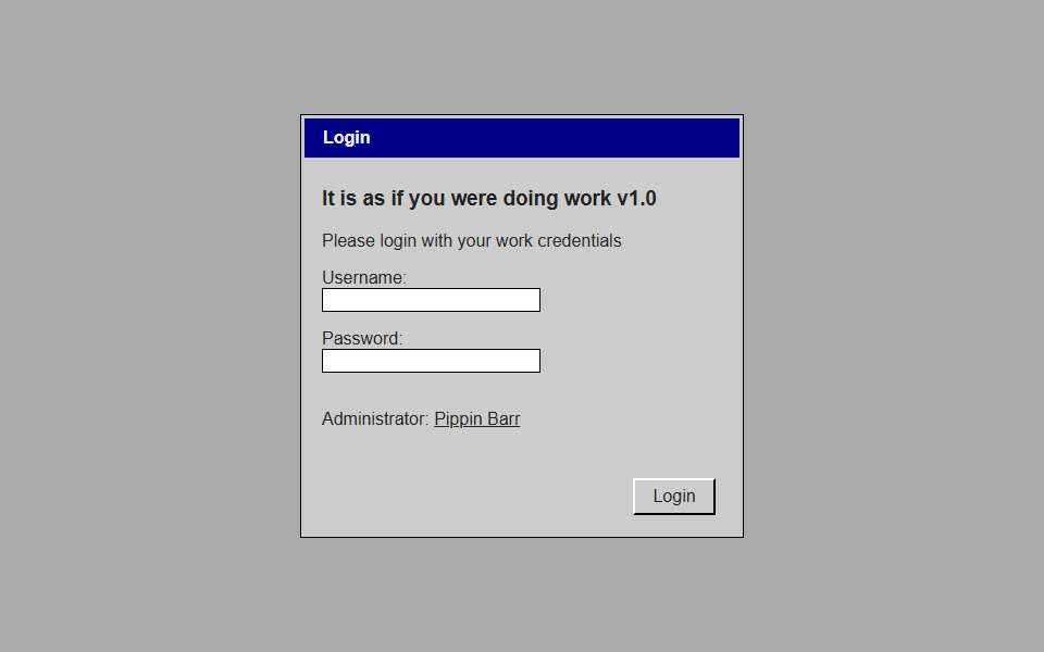 Screenshot of pippinbarr.github.io captured 2026-07-20